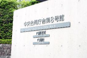 Signboard of Central Government Building No. 8